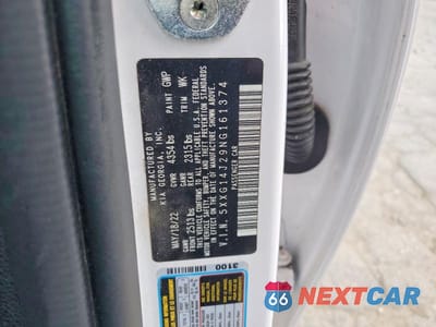 Zdjęcie 12 z 12 samochodu: 2022 KIA K5 LXS VIN:5XXG14J29NG161374 - miniatura