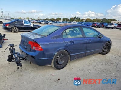 Trzecie zdjęcie samochodu z tyłu: 2006 HONDA CIVIC LX VIN:JHMFA15586S001216 - miniatura