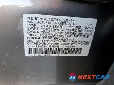 Zdjęcie 13 z 13 samochodu: 2023 ACURA MDX TECHNOLOGY VIN:5J8YE1H41PL022083 - miniatura