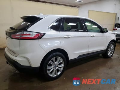 Trzecie zdjęcie samochodu z tyłu: 2019 FORD EDGE TITANIUM VIN:2FMPK4K90KBB75308 - miniatura