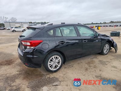 Trzecie zdjęcie samochodu z tyłu: 2018 SUBARU IMPREZA PREMIUM VIN:4S3GTAB69J3712777 - miniatura