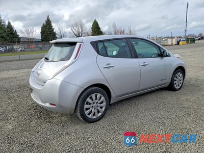 Trzecie zdjęcie samochodu z tyłu: 2015 NISSAN LEAF S VIN:1N4AZ0CPXFC325741 - miniatura