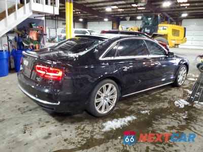 Trzecie zdjęcie samochodu z tyłu: 2014 AUDI A8 L QUATTRO VIN:WAUR2AFD5EN005493 - miniatura