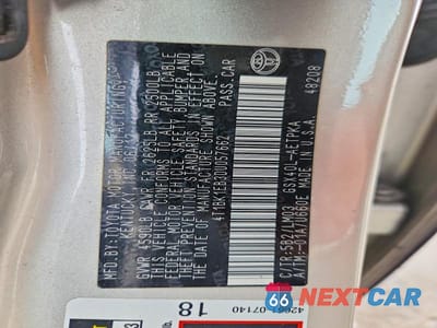 Zdjęcie 12 z 12 samochodu: 2013 TOYOTA AVALON LIMITED VIN:4T1BK1EB3DU057662 - miniatura