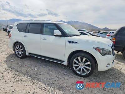 Czwarte zdjęcie samochodu z boku: 2012 INFINITI QX56 BASE VIN:JN8AZ2NE5C9015057 - miniatura
