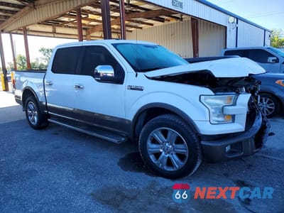 Czwarte zdjęcie samochodu z boku: 2016 FORD F150 SUPERCREW VIN:1FTEW1CF0GFB21354 - miniatura