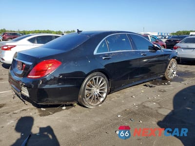 Trzecie zdjęcie samochodu z tyłu: 2017 MERCEDES-BENZ S 550 VIN:WDDUG8CB6HA283685 - miniatura