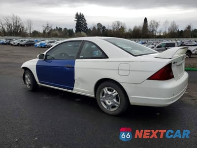 Drugie zdjęcie samochodu z przodu: 2001 HONDA CIVIC VIN:1HGEM22901L091614 - miniatura