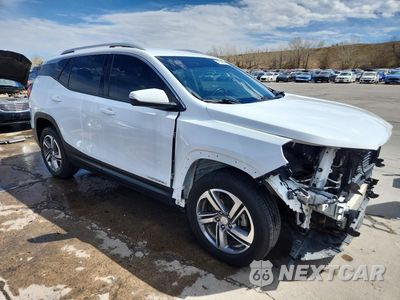 Czwarte zdjęcie samochodu z boku: 2018 GMC TERRAIN SLT VIN:3GKALVEV3JL247891 - miniatura