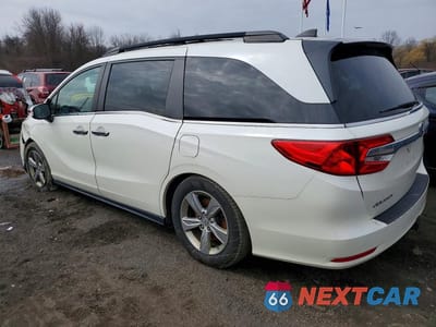 Drugie zdjęcie samochodu z przodu: 2018 HONDA ODYSSEY EXL VIN:5FNRL6H74JB025327 - miniatura