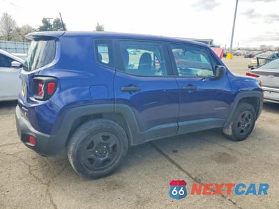 Trzecie zdjęcie samochodu z tyłu: 2017 JEEP RENEGADE SPORT VIN:ZACCJBAH0HPF84352 - miniatura