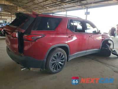Trzecie zdjęcie samochodu z tyłu: 2023 CHEVROLET TRAVERSE RS VIN:1GNERJKW4PJ209224 - miniatura