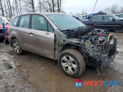 Czwarte zdjęcie samochodu z boku: 2015 SUBARU FORESTER 2.5I VIN:JF2SJAAC2FH810424 - miniatura