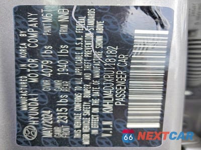Zdjęcie 13 z 13 samochodu: 2024 HYUNDAI ELANTRA HYBRID BLUE VIN:KMHLM4DJXRU118182 - miniatura