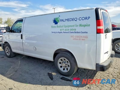 Drugie zdjęcie samochodu z przodu: 2014 CHEVROLET EXPRESS G1500 UTILITY / SERVICE VAN VIN:1GCSGAFX7E1104050 - miniatura