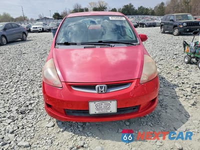 Piąte zdjęcie samochodu w środku: 2007 HONDA FIT VIN:JHMGD38487S045616 - miniatura