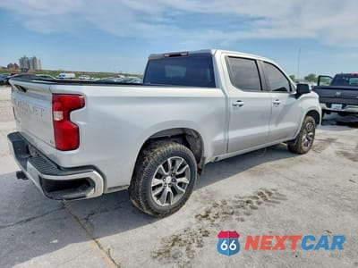 Trzecie zdjęcie samochodu z tyłu: 2021 CHEVROLET SILVERADO K1500 LT VIN:1GCUYDED9MZ411394 - miniatura