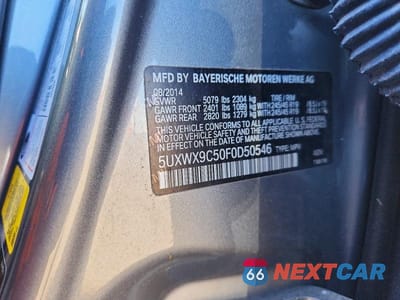Zdjęcie 13 z 13 samochodu: 2015 BMW X3 XDRIVE28I VIN:5UXWX9C50F0D50546 - miniatura