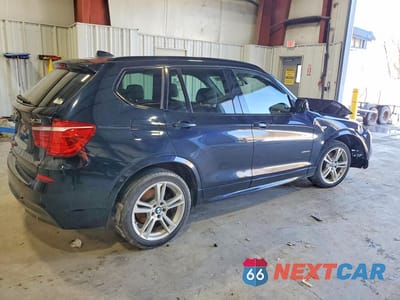 Trzecie zdjęcie samochodu z tyłu: 2012 BMW X3 XDRIVE35I VIN:5UXWX7C55CL737637 - miniatura