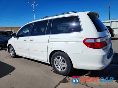 Drugie zdjęcie samochodu z przodu: 2007 HONDA ODYSSEY EXL VIN:5FNRL38627B410075 - miniatura
