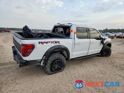 Trzecie zdjęcie samochodu z tyłu: 2024 FORD F150 RAPTOR VIN:1FTFW1RG6RFA80316 - miniatura
