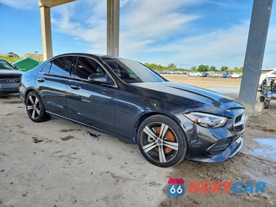 Czwarte zdjęcie samochodu z boku: 2022 MERCEDES-BENZ C 300 VIN:W1KAF4GB1NR015827 - miniatura