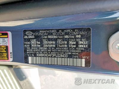 Zdjęcie 13 z 13 samochodu: 2023 HYUNDAI IONIQ 5 SEL VIN:KM8KNDAF3PU228433 - miniatura