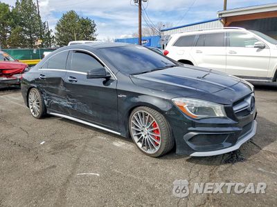 Czwarte zdjęcie samochodu z boku: 2015 MERCEDES-BENZ CLA 45 AMG VIN:WDDSJ5CB5FN175510 - miniatura