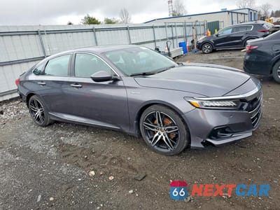 Czwarte zdjęcie samochodu z boku: 2022 HONDA ACCORD TOURING HYBRID VIN:1HGCV3F97NA005950 - miniatura