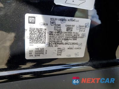 Zdjęcie 13 z 13 samochodu: 2024 CADILLAC LYRIQ TECH VIN:1GYKPMRL6RZ138041 - miniatura