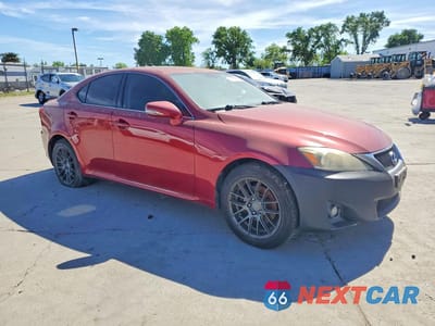 Czwarte zdjęcie samochodu z boku: 2012 LEXUS IS 250 BASE VIN:JTHCF5C21C5056976 - miniatura