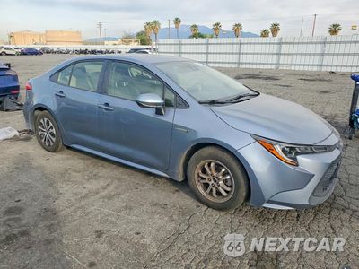 Czwarte zdjęcie samochodu z boku: 2021 TOYOTA COROLLA HYBRID LE VIN:JTDEAMDE5MJ002133 - miniatura