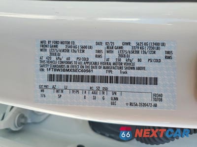 Zdjęcie 12 z 12 samochodu: 2025 FORD F350 SUPER DUTY VIN:1FT8W3BMXSEC60561 - miniatura