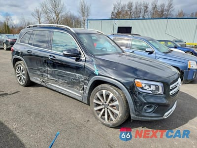 Czwarte zdjęcie samochodu z boku: 2021 MERCEDES-BENZ GLB 250 4MATIC VIN:W1N4M4HB0MW145411 - miniatura