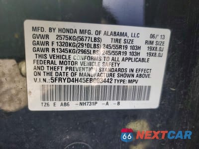 Zdjęcie 14 z 14 samochodu: 2014 ACURA MDX TECHNOLOGY VIN:5FRYD4H45EB003442 - miniatura