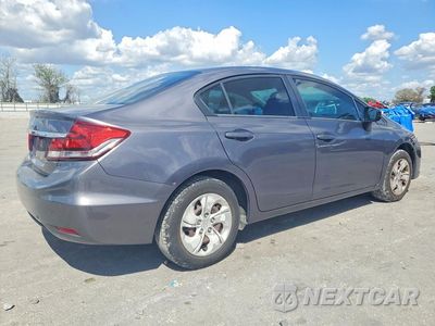 Trzecie zdjęcie samochodu z tyłu: 2015 HONDA CIVIC LX VIN:19XFB2F5XFE115045 - miniatura