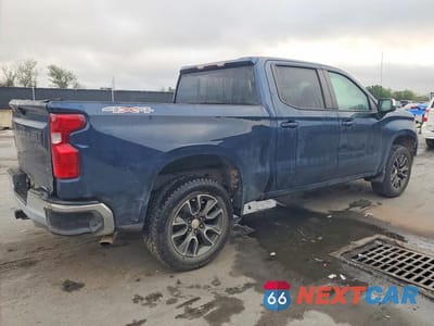 Trzecie zdjęcie samochodu z tyłu: 2022 CHEVROLET SILVERADO K1500 LT-L VIN:1GCPDKEK6NZ558883 - miniatura