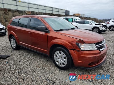 Czwarte zdjęcie samochodu z boku: 2014 DODGE JOURNEY SE VIN:3C4PDCAB8ET259155 - miniatura