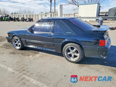 Drugie zdjęcie samochodu z przodu: 1987 FORD MUSTANG GT VIN:1FABP42E5HF183768 - miniatura