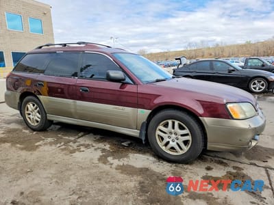 Czwarte zdjęcie samochodu z boku: 2001 SUBARU LEGACY OUTBACK VIN:4S3BH665817611359 - miniatura