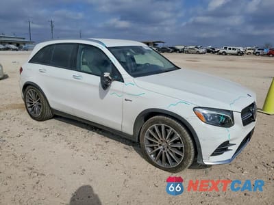 Czwarte zdjęcie samochodu z boku: 2018 MERCEDES-BENZ GLC 43 4MATIC AMG VIN:WDC0G6EB7JF404592 - miniatura