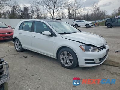 Czwarte zdjęcie samochodu z boku: 2017 VOLKSWAGEN GOLF S VIN:3VW217AUXHM062348 - miniatura