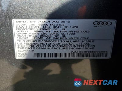 Zdjęcie 13 z 13 samochodu: 2014 AUDI Q7 PRESTIGE VIN:WA1DGBFE5ED002655 - miniatura