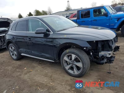 Czwarte zdjęcie samochodu z boku: 2023 AUDI Q5 PREMIUM 40 VIN:WA1ABAFY7P2032521 - miniatura