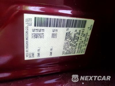 Zdjęcie 12 z 13 samochodu: 2020 NISSAN MAXIMA PLATINUM VIN:1N4AA6FV8LC377692 - miniatura