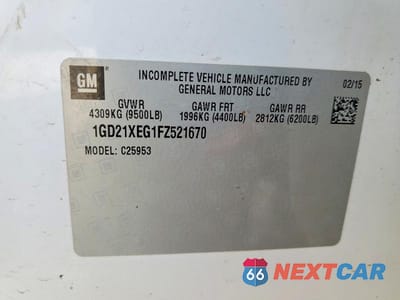 Zdjęcie 13 z 13 samochodu: 2015 GMC SIERRA UTILITY / SERVICE TRUCK VIN:1GD21XEG1FZ521670 - miniatura