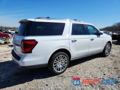Trzecie zdjęcie samochodu z tyłu: 2024 FORD EXPEDITION MAX LIMITED VIN:1FMJK2A89REA10469 - miniatura