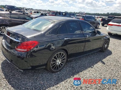 Trzecie zdjęcie samochodu z tyłu: 2017 MERCEDES-BENZ C 43 4MATIC AMG VIN:55SWF6EB7HU209348 - miniatura