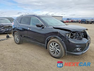 Czwarte zdjęcie samochodu z boku: 2014 NISSAN ROGUE SL VIN:5N1AT2MV8EC791201 - miniatura