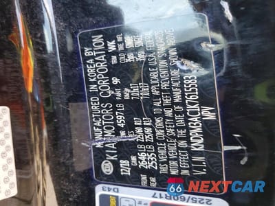 Zdjęcie 13 z 13 samochodu: 2019 KIA SPORTAGE LX VIN:KNDPM3AC1K7615583 - miniatura